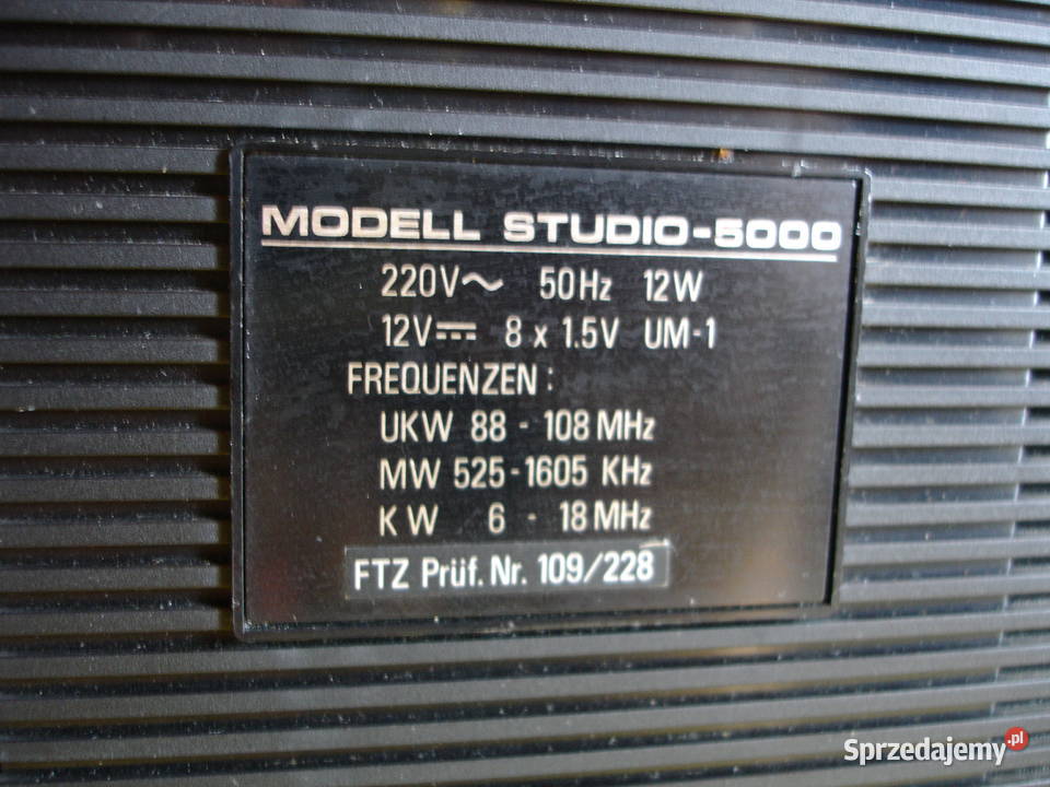 Radiomagnetofon LEHNERT Studio 5000 Zielona Góra