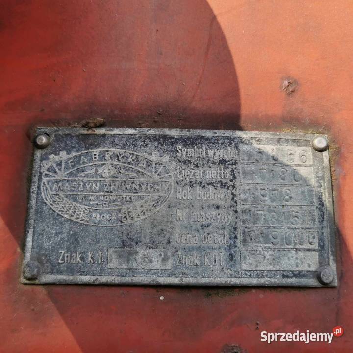 Kombajn zbożowy bizon super polski 1978r orginał Mielec