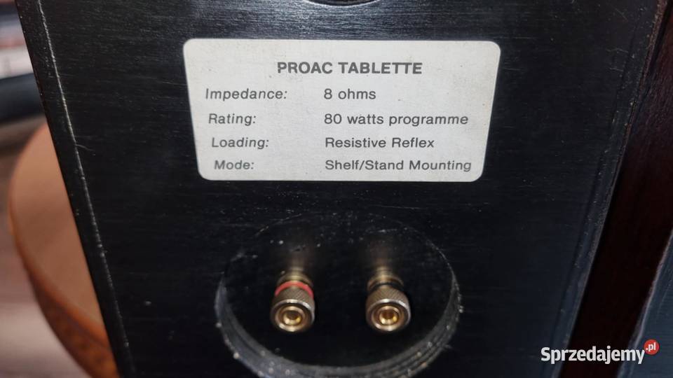 Wybitne mini monitory kolumny Proac Tablette mk1 Warta