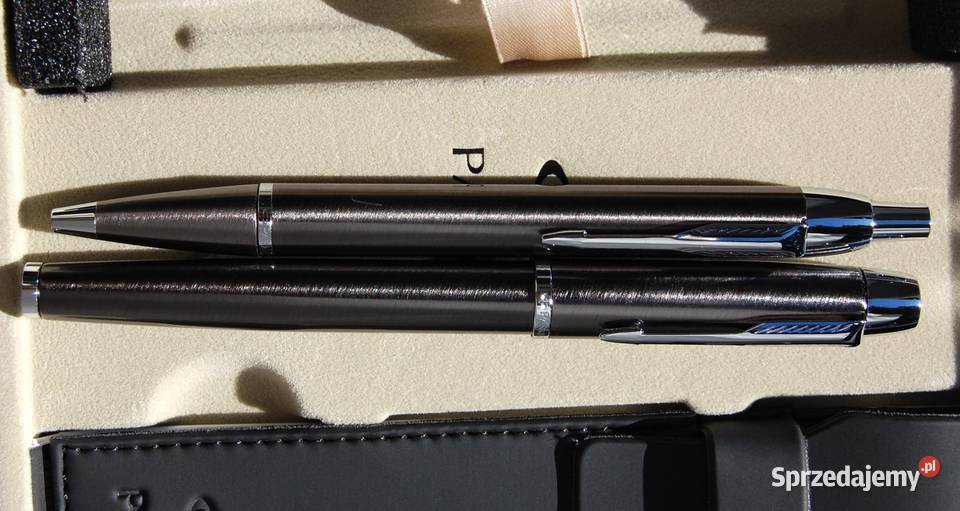 Pióro wieczne i długopis Parker IM Gun Metal CT Biuro Lublin