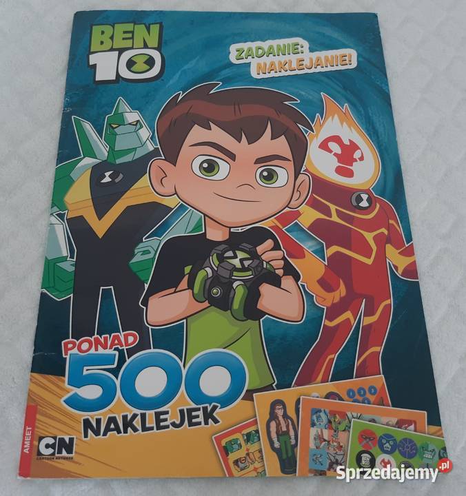 Ben10 Zadanie naklejanie Ameet Książeczki dzieci Książki dla dzieci Czeladź