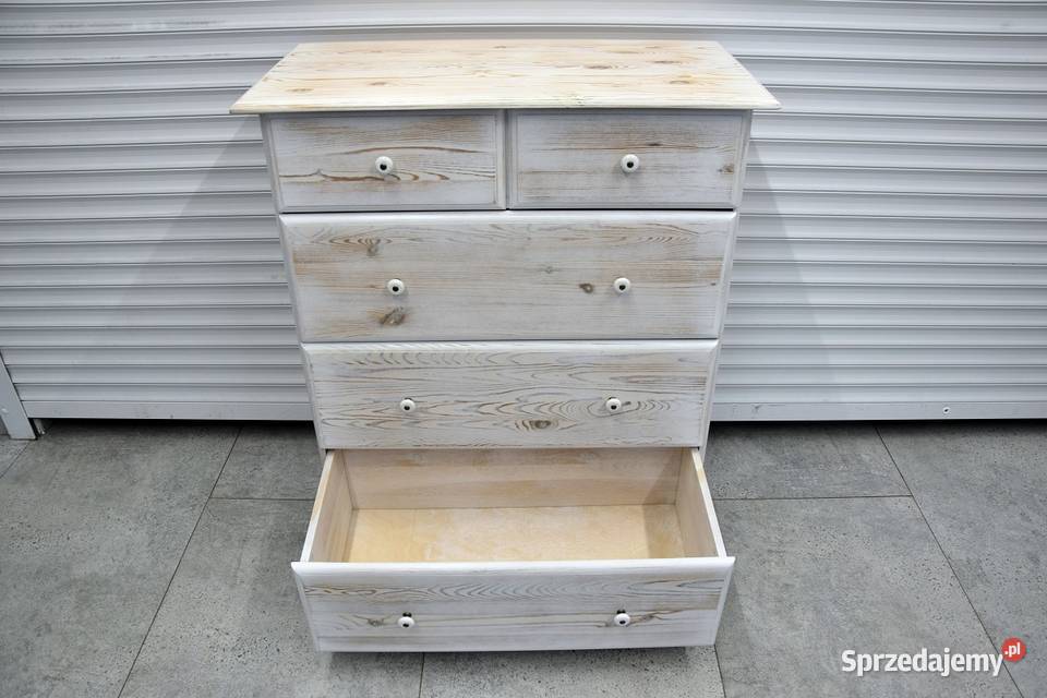 komoda z szufladami z drewna sosnowego nowa Olsztyn