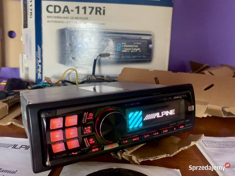 ALPINE CDA117RI I HiEnd I komplet I Ładny stan I Radioodtwarzacze Kępno