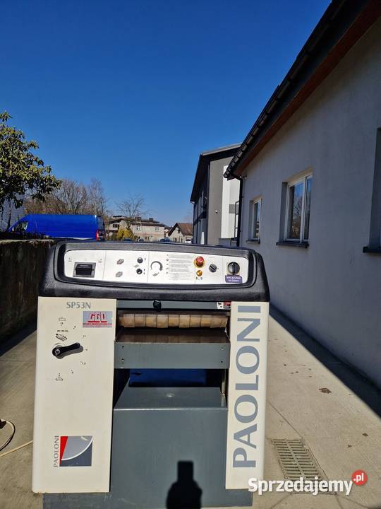 Grubościówka PAOLONI SP53N strugarka Kalwaria Zebrzydowska