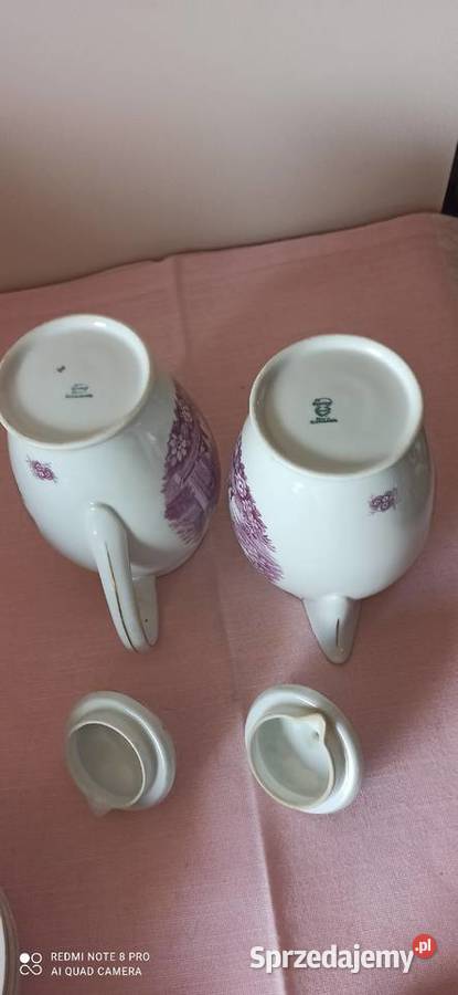 Wazon Epiag Royal Czechoslovakia Sygnatura z lat Porcelana i szkło Gdańsk
