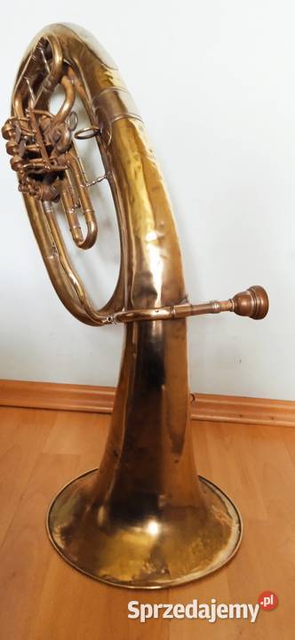 Stara trąbka saxhorn tenorowy z lat 30 tych Kraków