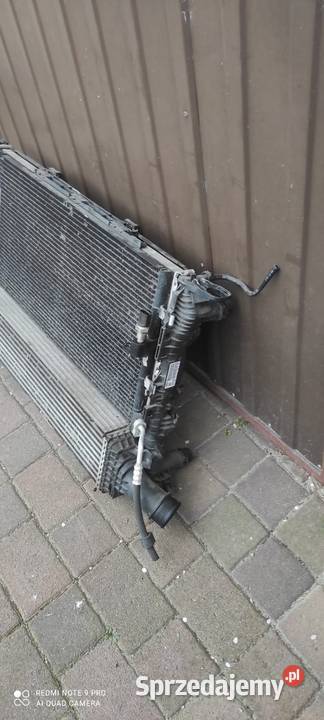 Komplet chłodnica wody i wentylator do AUDI A4 osobowe Rawicz