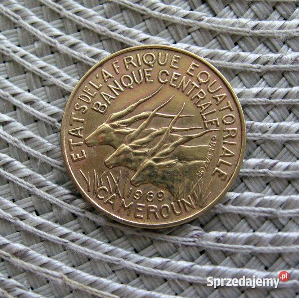Afryka Równikowa 10 Frank 1969r Kamerun Kalisz
