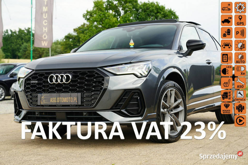 Audi Q3 Sportback SLINE skóra 4X4 elklapa isofix Otmuchów