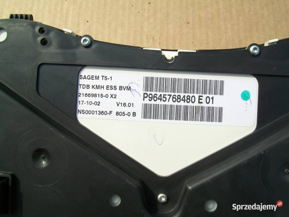 Peugeot 307 16 Licznik predkosciomierz zegary mazowieckie Mińsk Mazowiecki