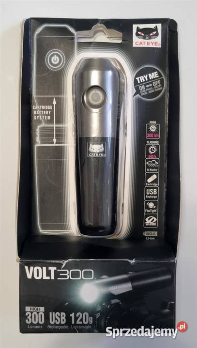 Lampka Rowerowa Cateye Volt 300 śląskie Sosnowiec