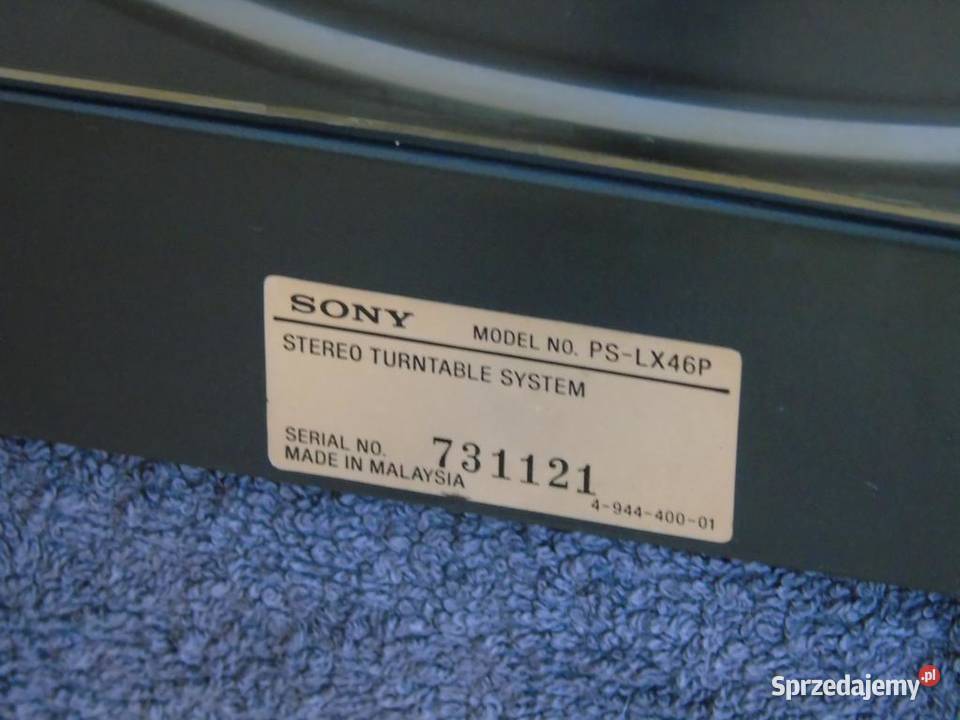 Gramofon Sony LX46P sprawny z igłą WYSYŁKA Jasło