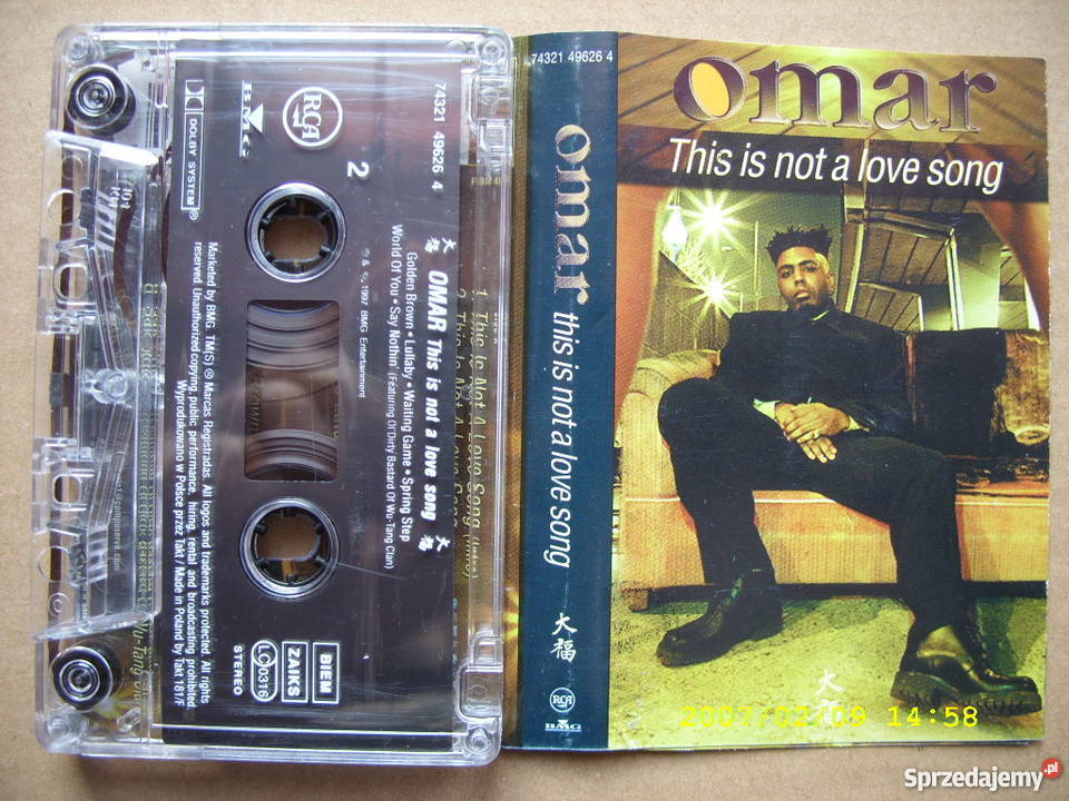 Rapkaseta OMARTHIS IS NOT A LOVE SONG dolnośląskie Wołów