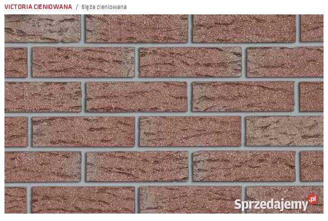 Cegła połówkowa NF57 Victoria cieniowana firmy Baranowo