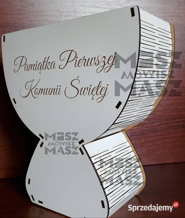 Drewniana Pamiątka Pierwszej Komunii Świętej Suwałki