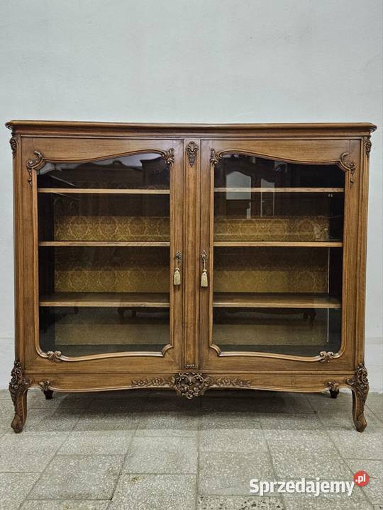 Ładna francuska biblioteczka Ludwikowska witryna Nowy Sącz