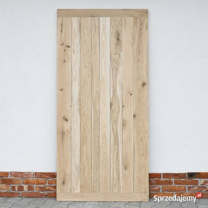 Drzwi przesuwne drewniane dębowe FLINSTON 210cm Chmielnik