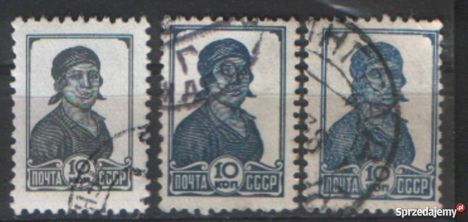 Zn ZSRR Mi 677a b c kas 1937