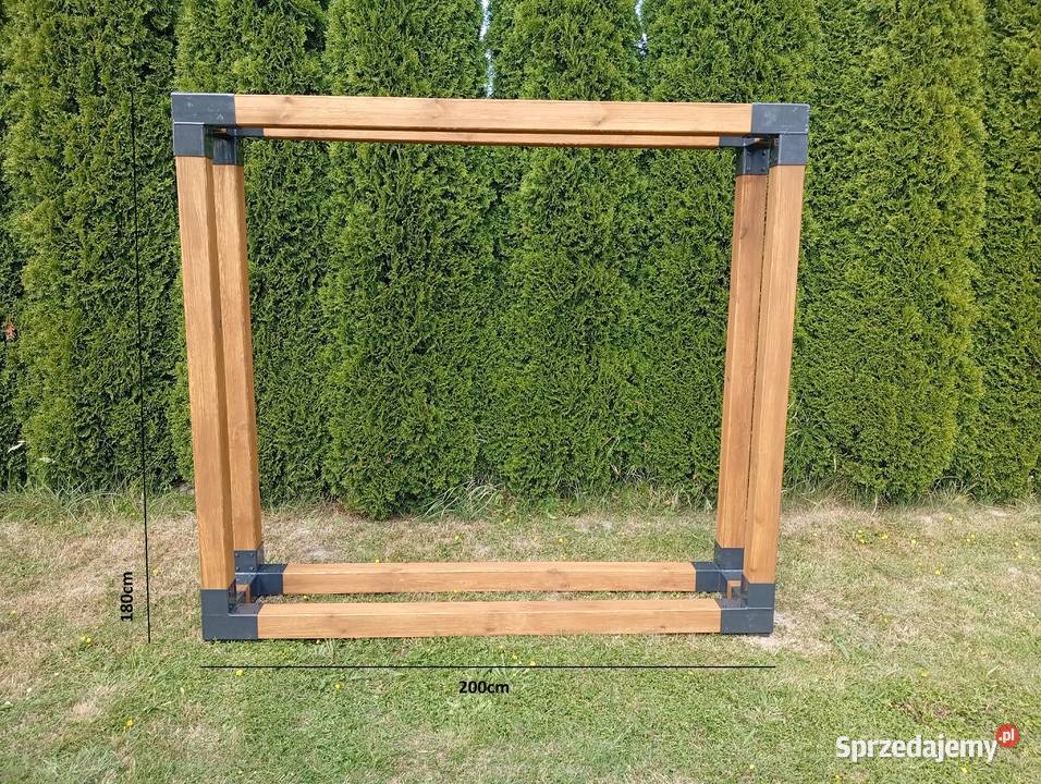 Stojak na drewno opałowe drewutnia 200x44x180 Opole