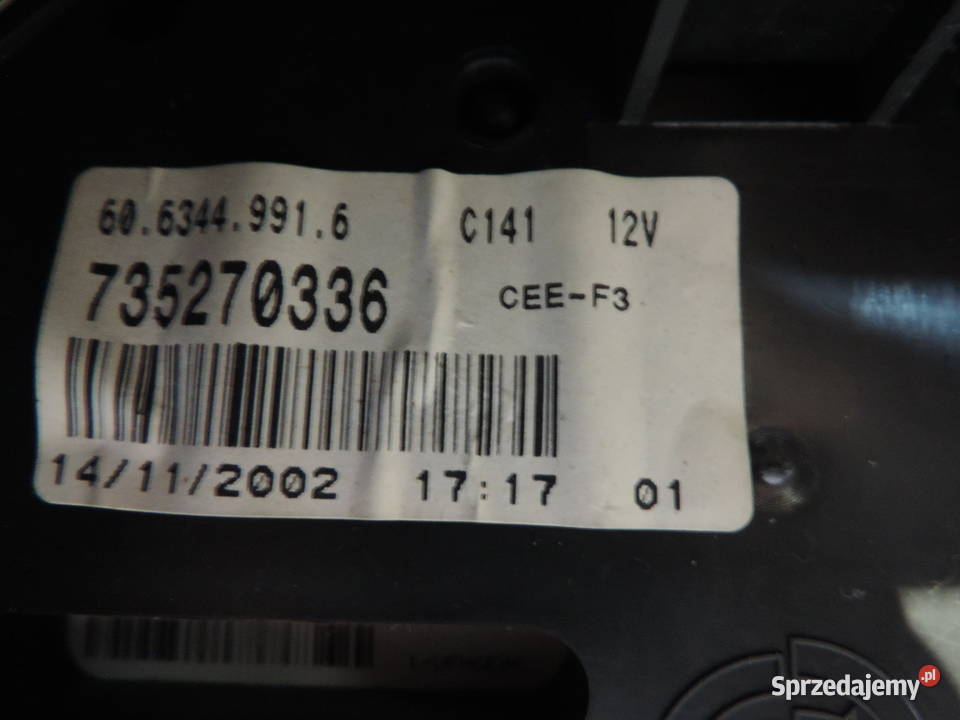 LICZNIK ZEGARY FIAT SEICENTO 11 735270336 małopolskie Nowy Sącz