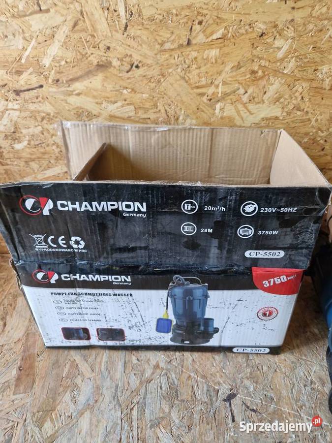 Pompa zatapialna Champion 3750 W 20000 lh CP5502