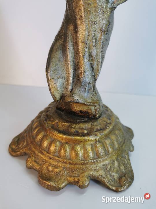 stary świecznik metalowy Lublin