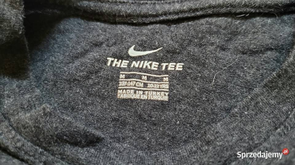 Nike ciemnoszary tshirt chłopca krótki Piekary Śląskie