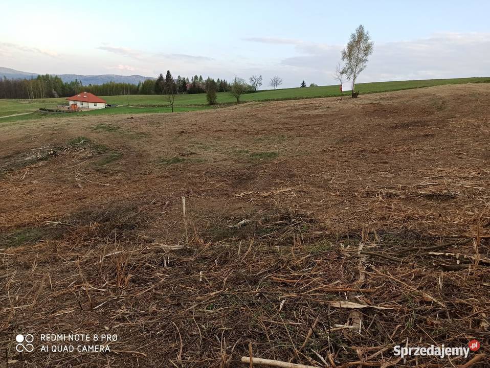 Działka rolnobudowlana 5600m2 Leśna MEDIA Tuchów budowlana małopolskie