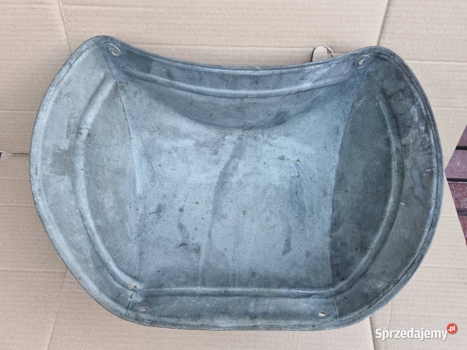 Siewnik ręczny ocynkowany PRL stary do siania lubelskie Lublin