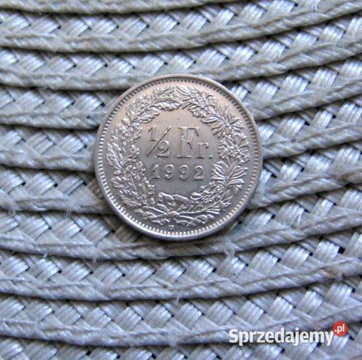 Szwajcaria 12 Franka 1992r wielkopolskie Kalisz