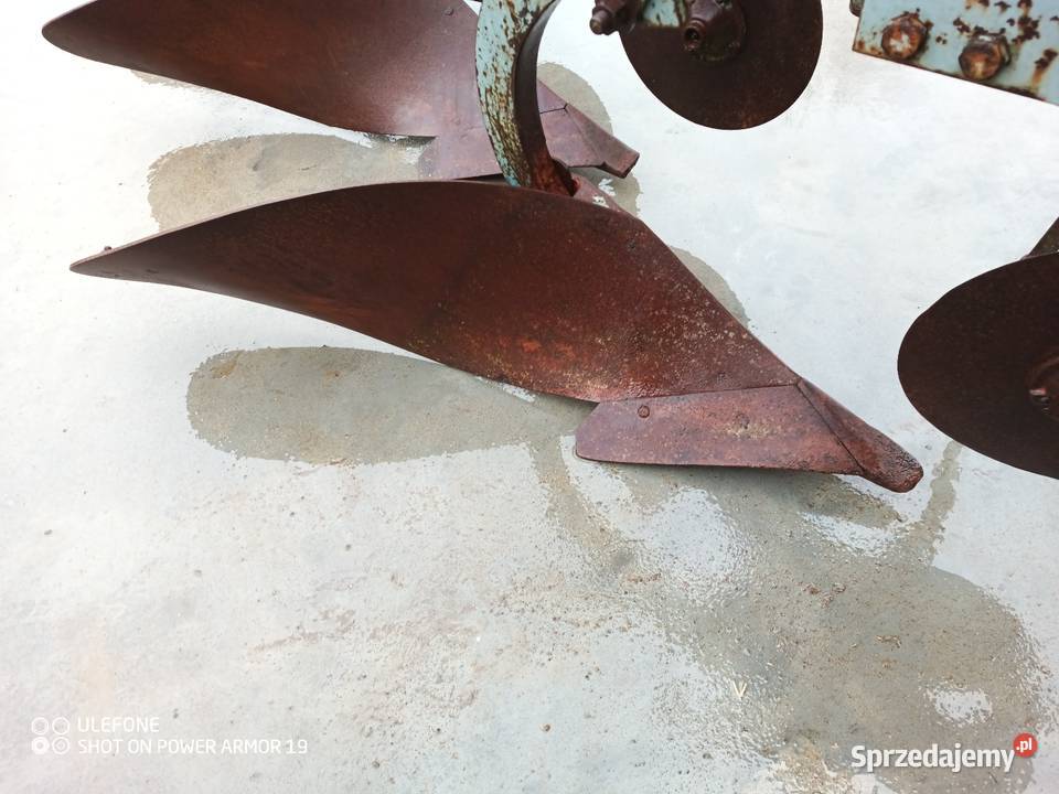 Pług Overum 3 skiby sprężyna non stop hydraulika