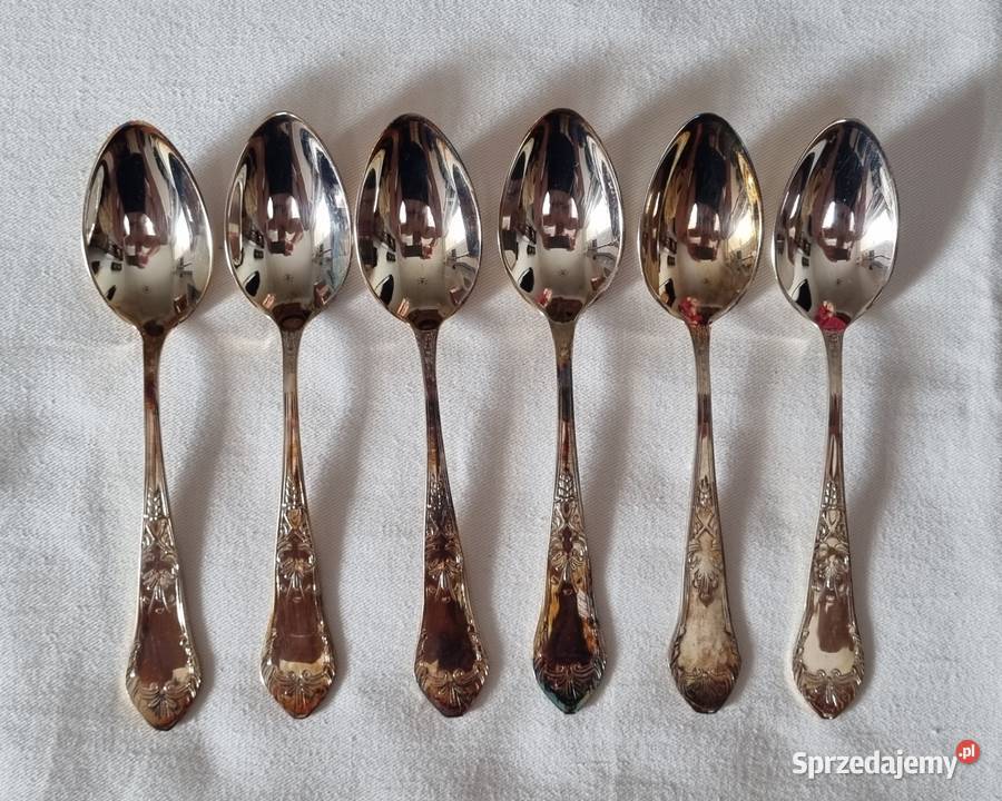 Łyżeczki do herbaty 6 Hefra styl romański mazowieckie Warszawa