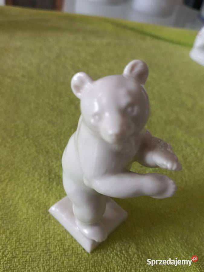 Figurka porcelanowa Niedźwiedź G Granget Toruń