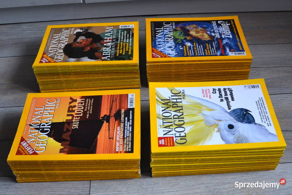 National Geographic rocznik 2001 Komplet 12 Mysłowice