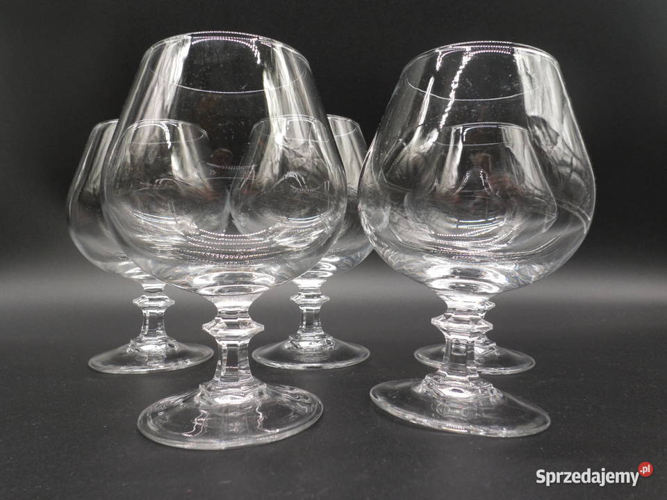 Zestaw kieliszków do koniaku brandy koniakówki 5 wielkopolskie Raszków
