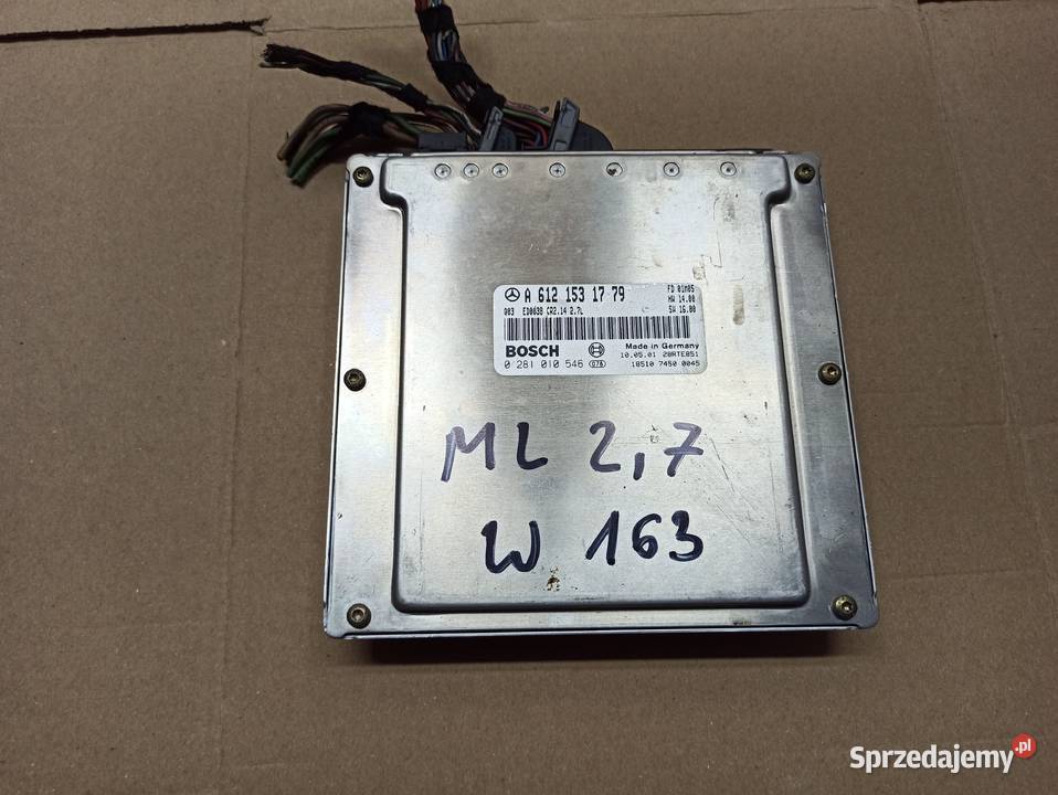 Mercedes ML W163 27 Sterownik silnika 0281010546 Bolesławiec