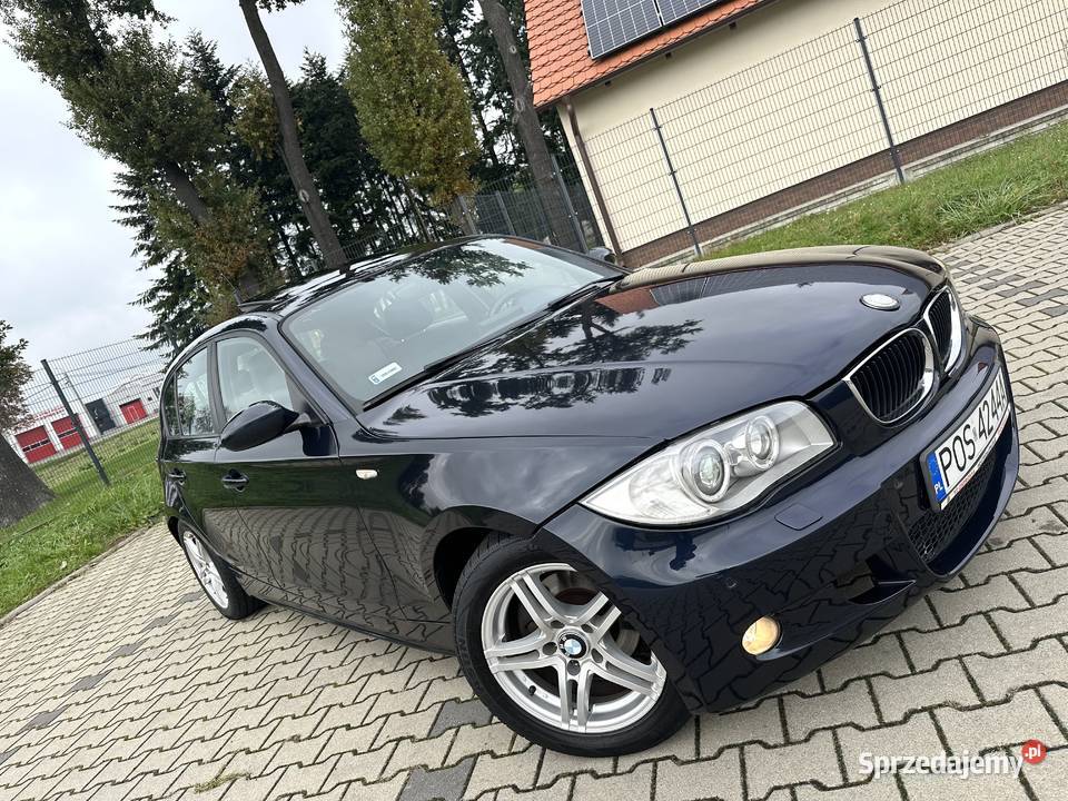 BMW 1 E87 118d 122 MPakiet Szyberdach Xenon Rok produkcji 2006 Ostrów Wielkopolski