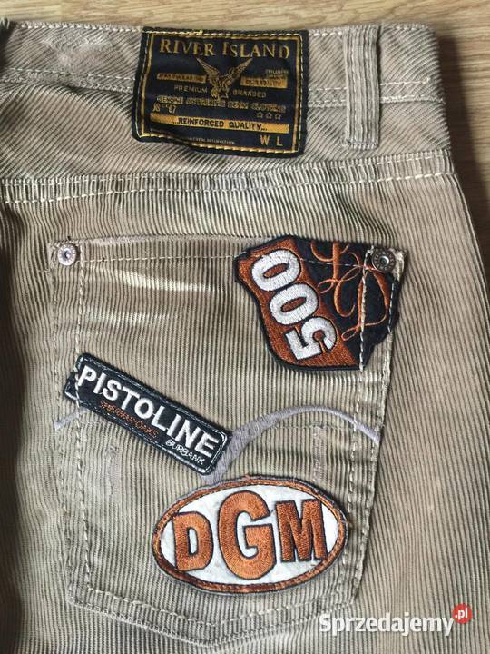 Spodnie sztruksowe męskie L Pisz sprzedam