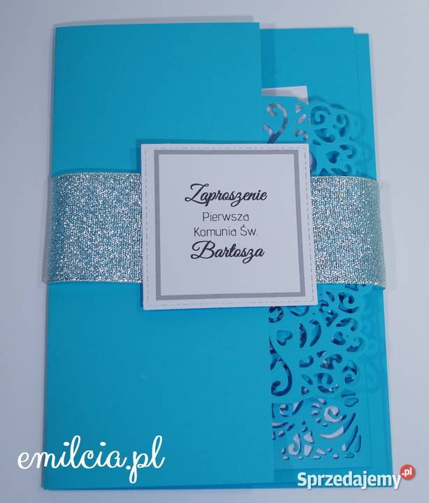 Zaproszenia ażurowe Koperta Ślub emilcia Zielona Góra