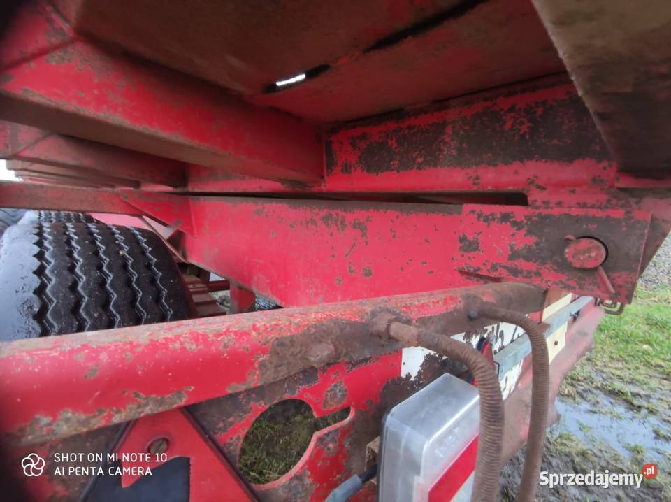 Przyczepa 14T Heywang Miro nieuszkodzony Rolnictwo Łobżenica