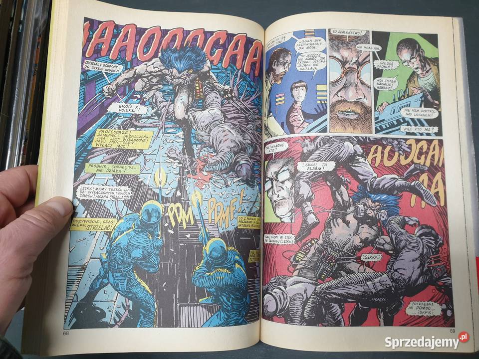 Mega Marvel 4 5 1994 Weapon X Wolverine TMSemic Gdynia