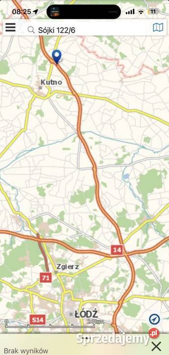 Działka autostradzie A1 pod banery reklamowe Sójki