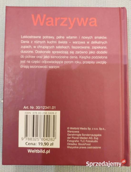 Warzywa Niskokaloryczne i smakowite dania pełne Poradniki, albumy i reportaże Wrocław