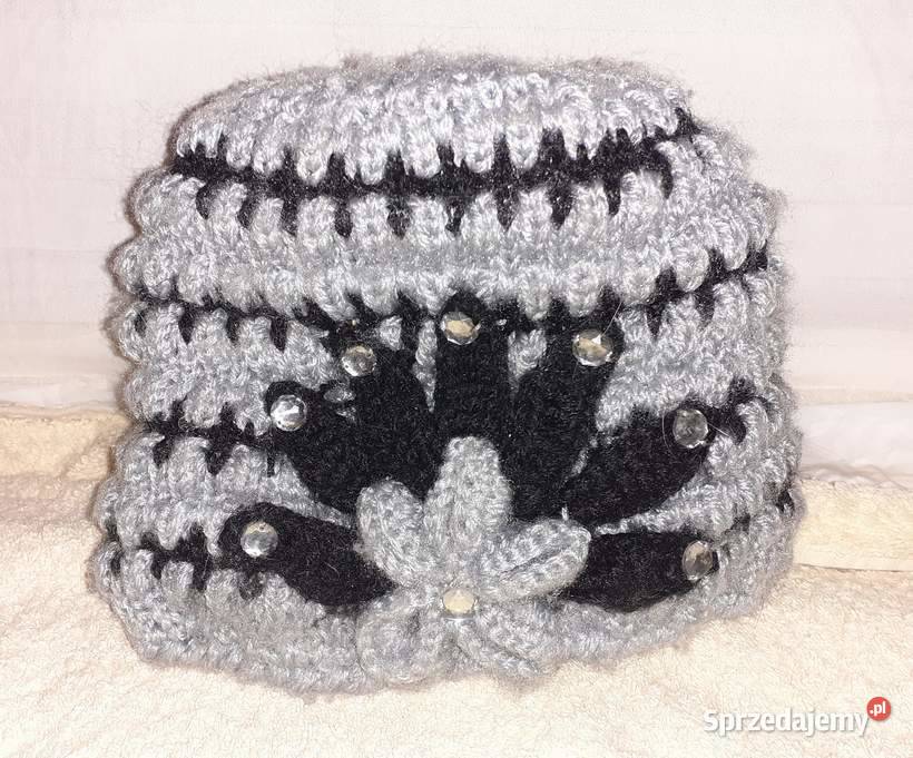 Czapka Wełniana z Kryształkami Moda i Styl Kraków