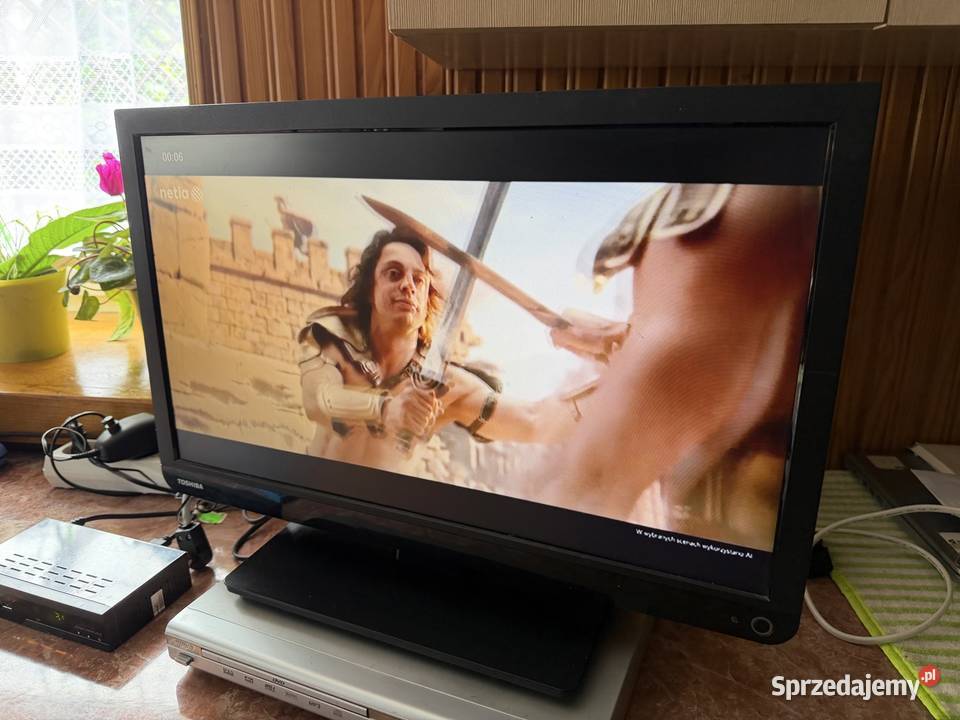 Telewizor Toshiba 22 dekoder SKYMASTER STB M265 HDMI Brzozów sprzedam