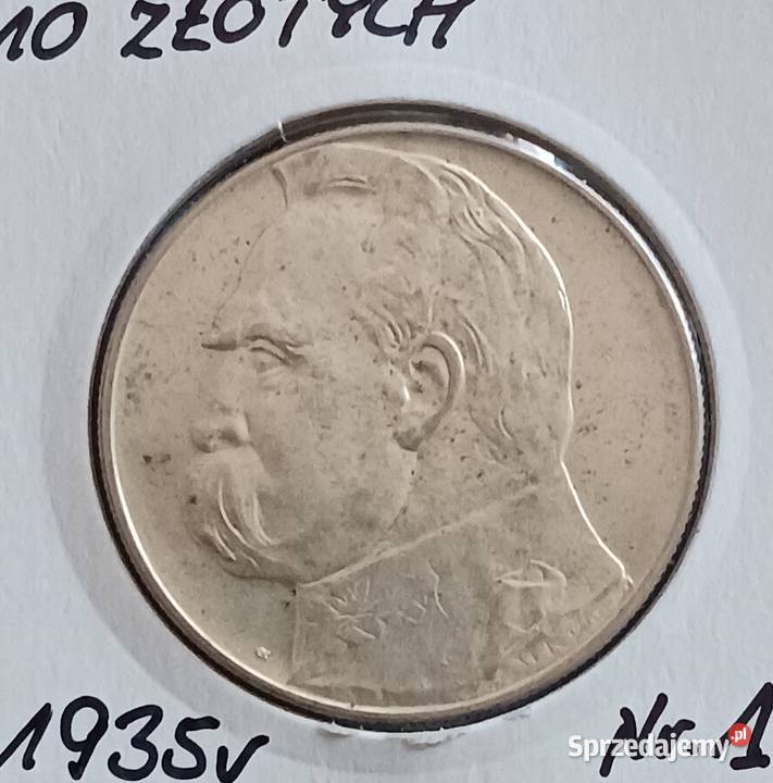 10 J Piłsudski 1935 r Cudeńko oryginalna wielkopolskie Konin