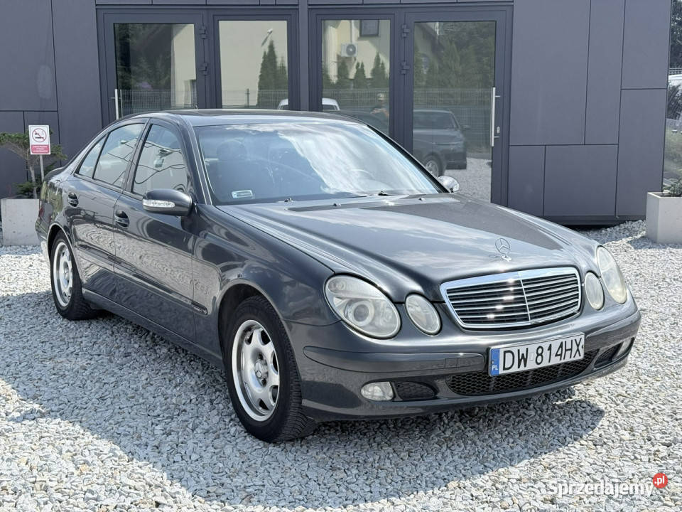 Mercedes E 220 22 CDI 150 2002r klimatyzacja czujnik deszczu Wrocław