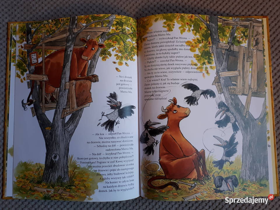 Mama Mu buduje Jujja Wieslander Tomas Wieslander Książki i Podręczniki Kraków