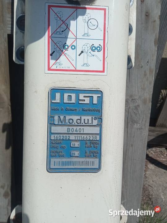 Łapa łapy podpory nogi Jost B0401 komplet Pajęczno