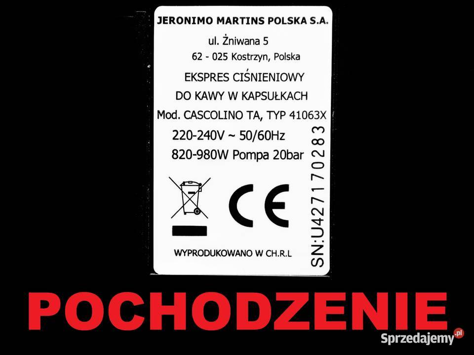 Tacka ociekowa z pojemnikiem kaps ekspresu Bydgoszcz sprzedam